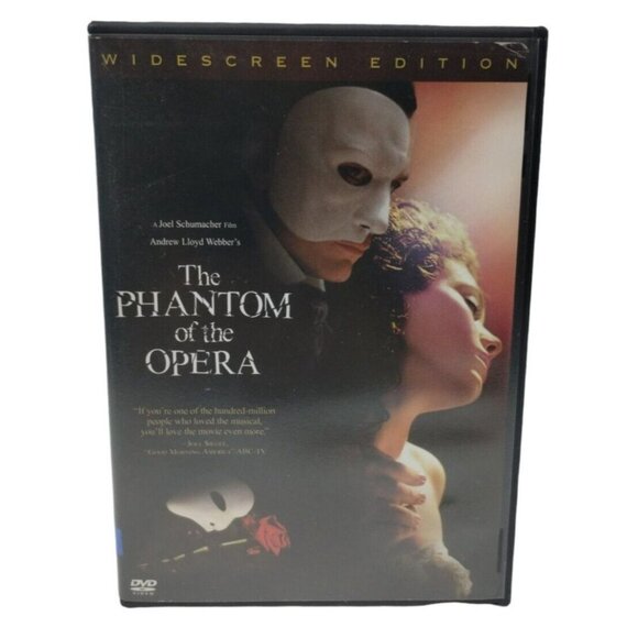 The Phantom of the Opera Widescreen DVD Andrew Lloyd Weber Gerard Butler - Picture 2 of 4